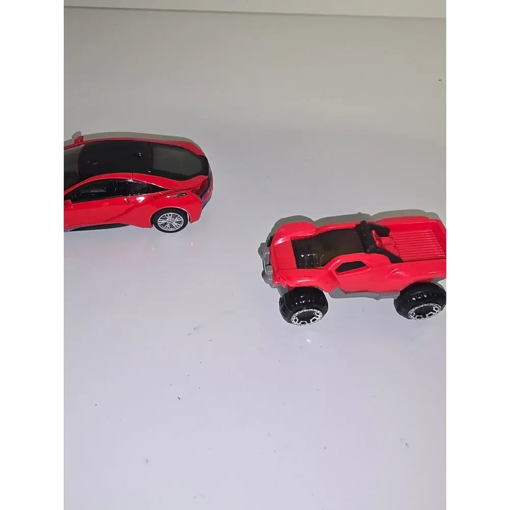 Red Kids Toy Sports Car - Die-Cast Racing Vehicle Set Of 20